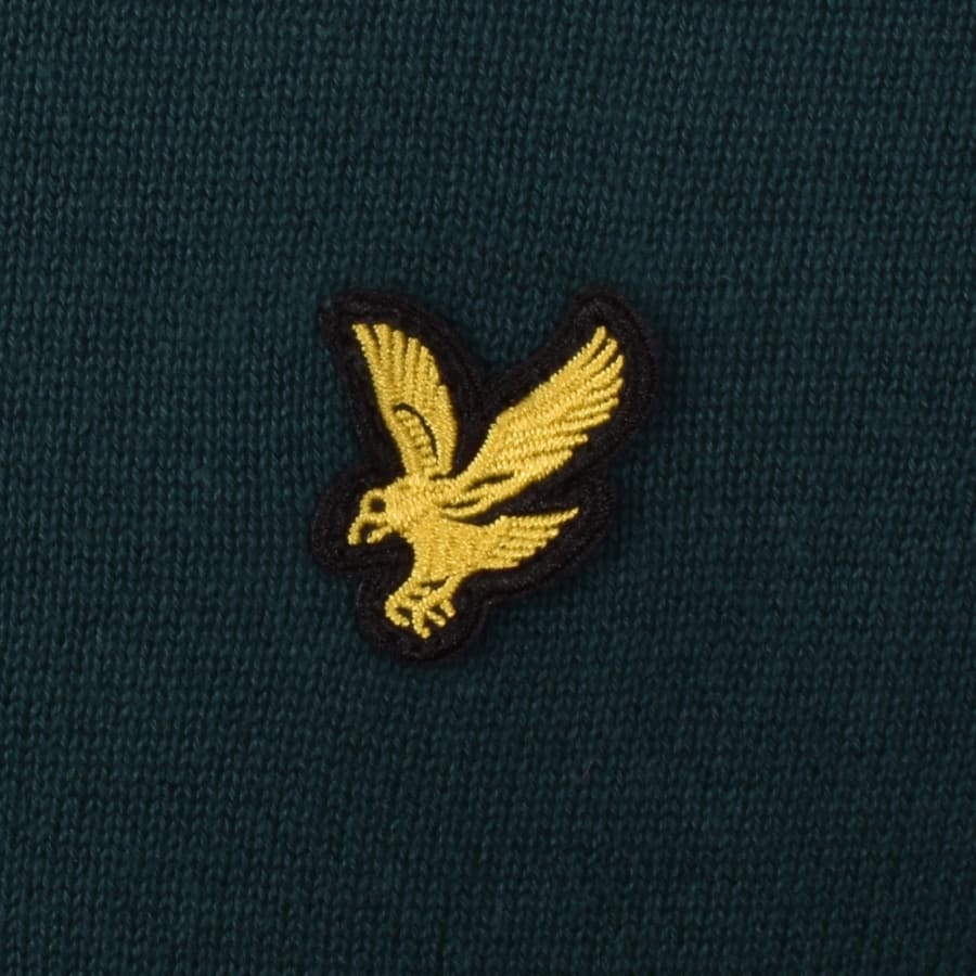 Image number 3 for Lyle And Scott Cotton Knitted Jumper Green