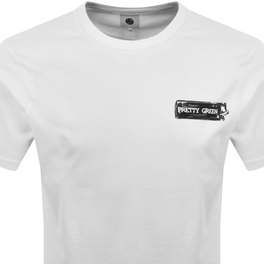 Image number 3 for Pretty Green Lighter T Shirt White