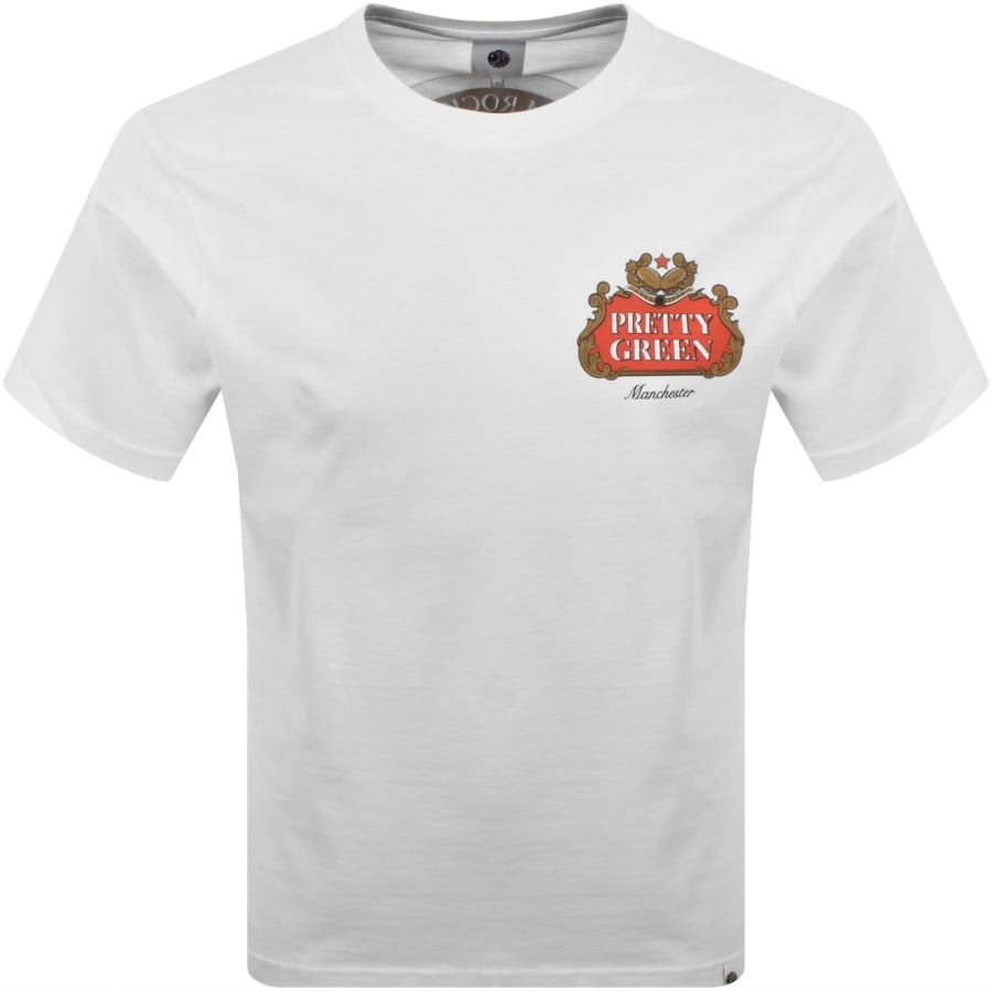 Image number 2 for Pretty Green Nelson T Shirt White