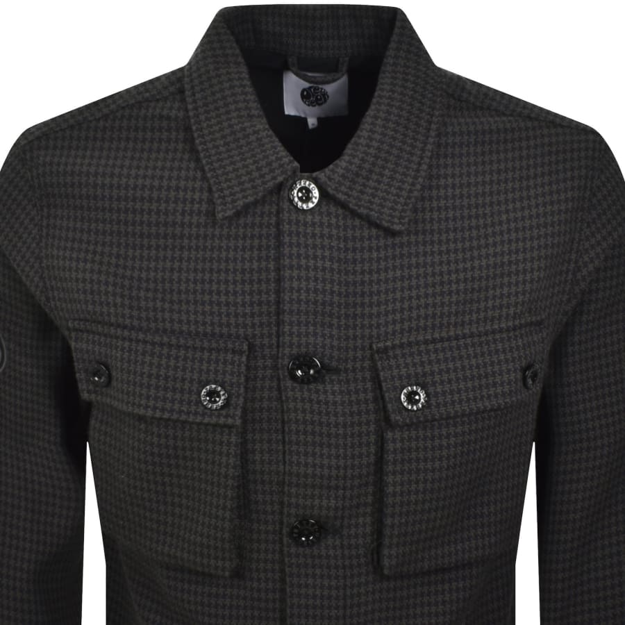 Image number 3 for Pretty Green Kilburn Overshirt Black