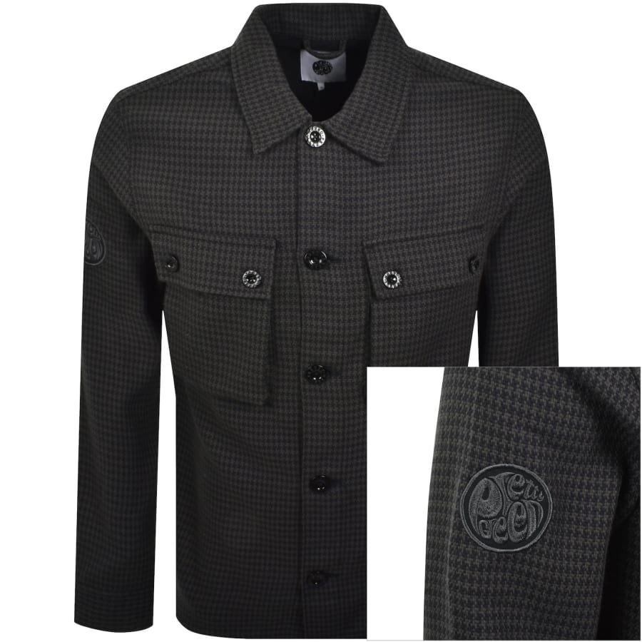 Image number 1 for Pretty Green Kilburn Overshirt Black
