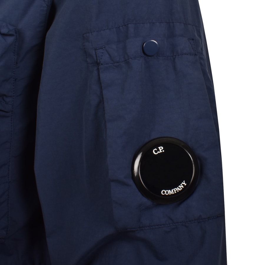 Image number 3 for CP Company Lens Overshirt Midnight Navy