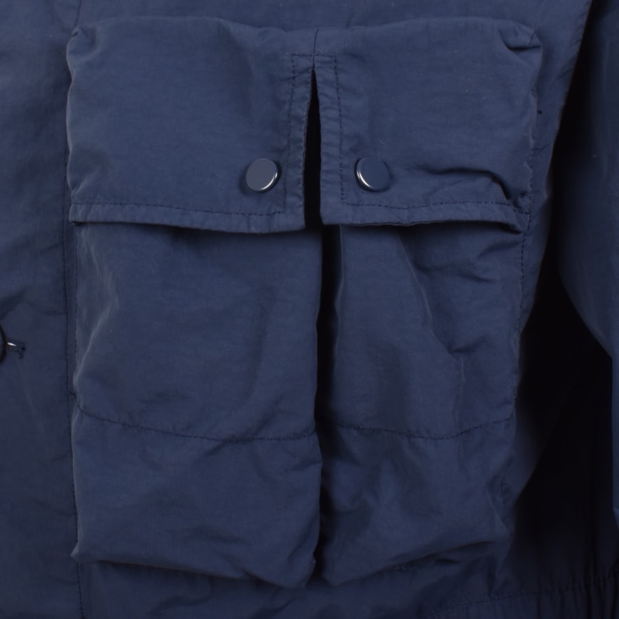 Image number 4 for CP Company Lens Overshirt Midnight Navy