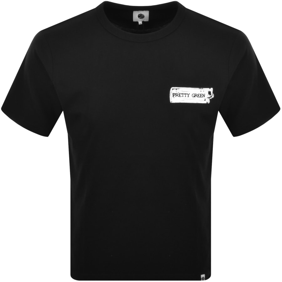 Image number 2 for Pretty Green Lighter T Shirt Black