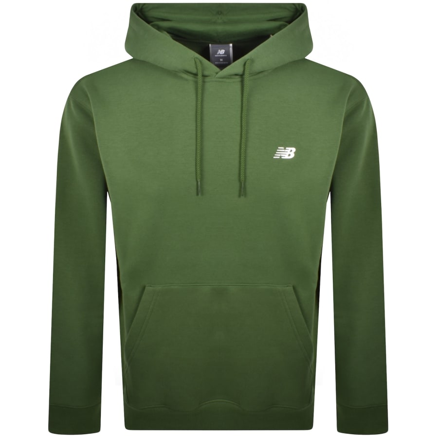 Image number 1 for New Balance Logo Hoodie Alpine Green