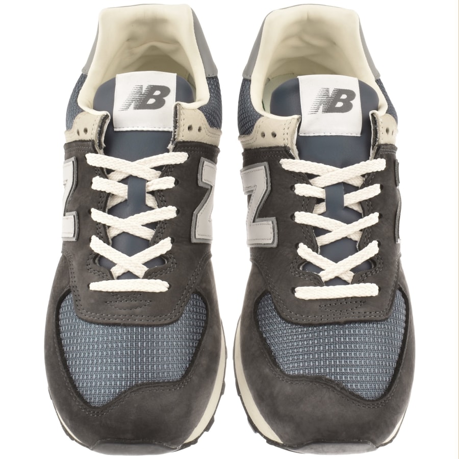 Image number 3 for New Balance 574 Trainers Black Cement