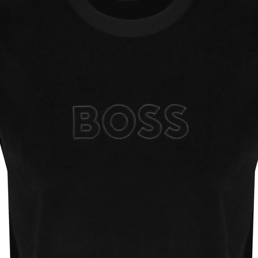 Image number 3 for BOSS Velour Sweatshirt Black