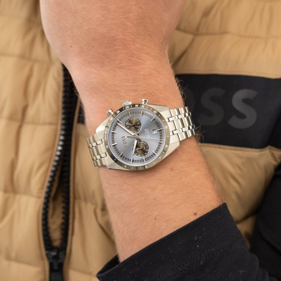 Image number 5 for BOSS Tourmaster Watch Silver