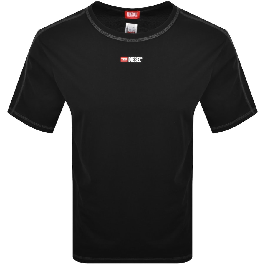 Image number 2 for Diesel Adam Core Pyjama Set Black