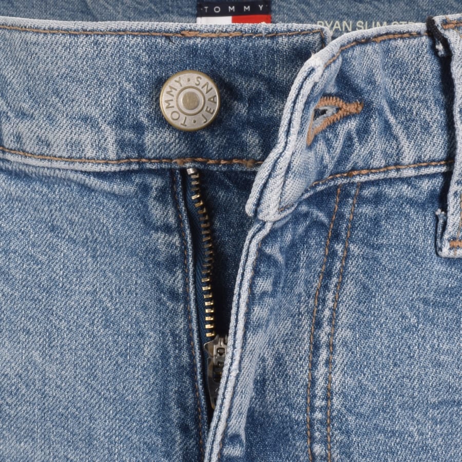 Image number 5 for Tommy Jeans Ryan Slim Fit Straight Jeans Blue