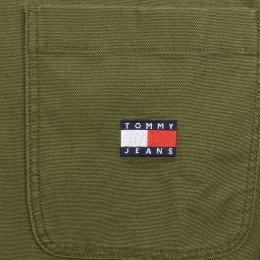 Image number 3 for Tommy Jeans Essential Overshirt Green