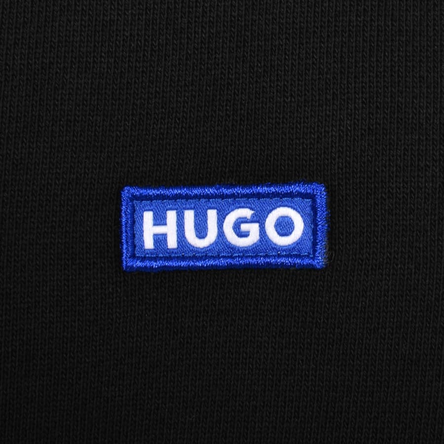 Image number 3 for HUGO Blue Nieros Logo T Shirt Black