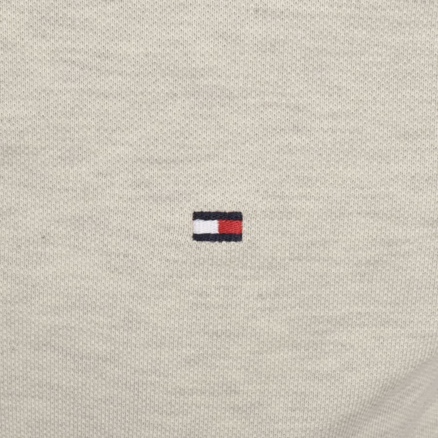 Image number 3 for Tommy Hilfiger Long Sleeved Polo T Shirt Beige