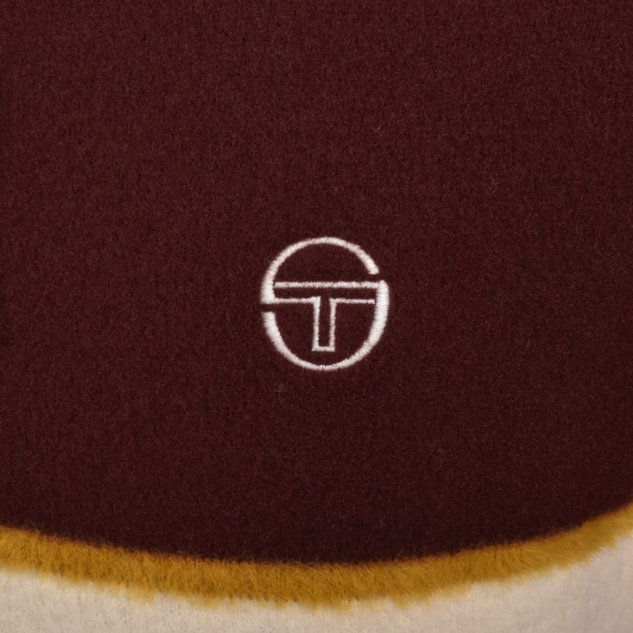 Image number 3 for Sergio Tacchini Orion Knit Track Top Brown