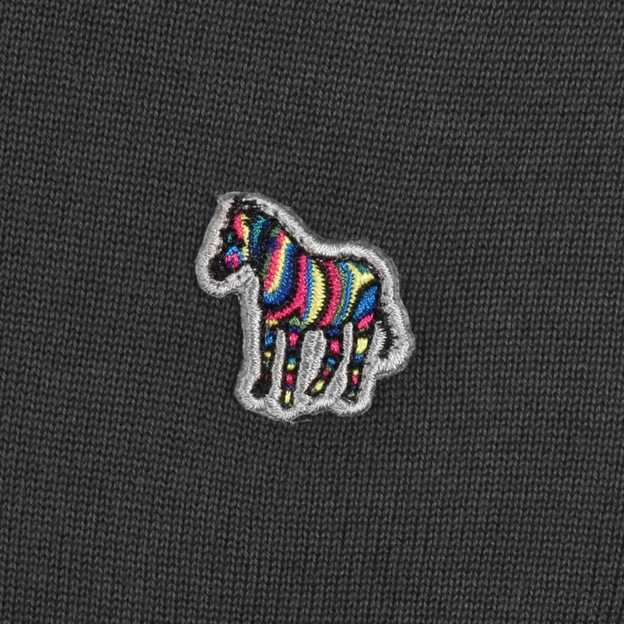 Image number 3 for Paul Smith Crew Neck Knit Jumper Grey