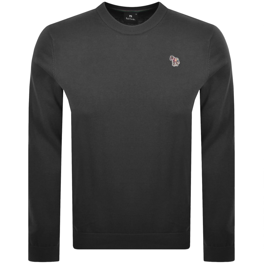 Image number 1 for Paul Smith Crew Neck Knit Jumper Grey