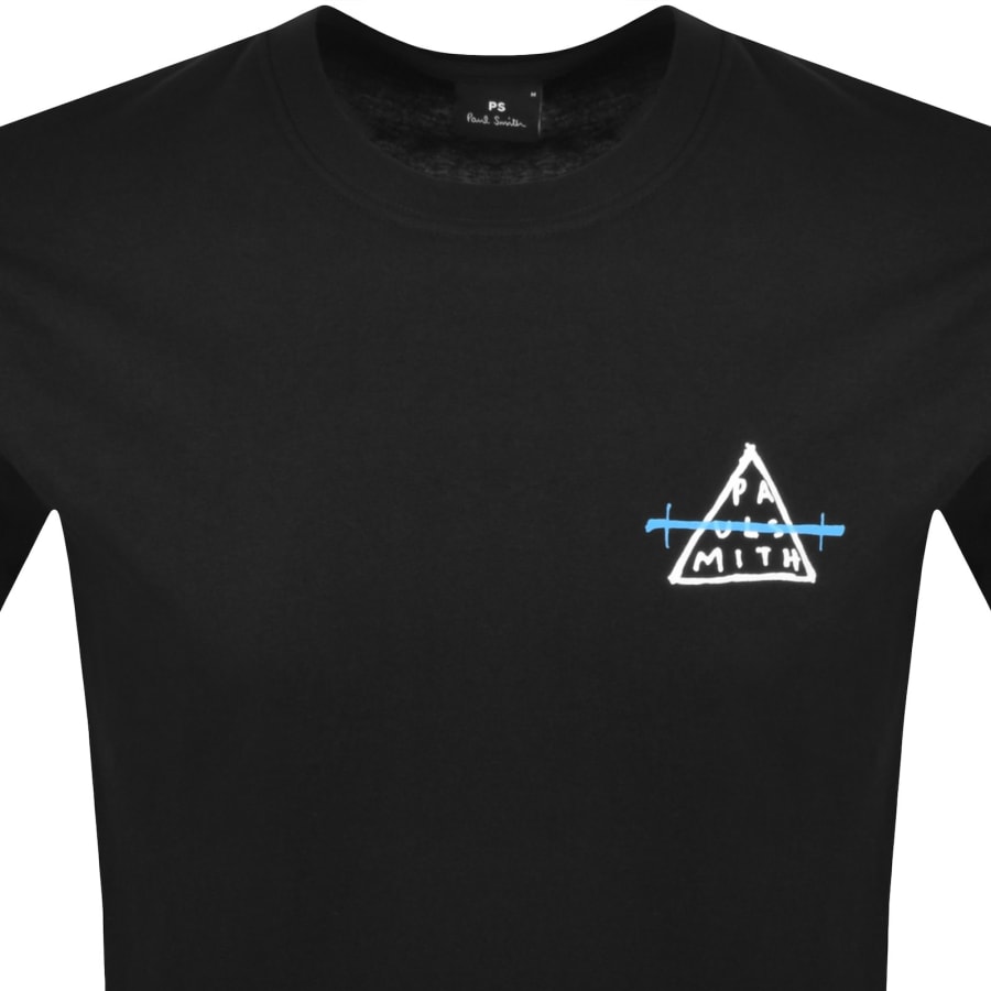 Image number 3 for Paul Smith Triangle Logo T Shirt Black