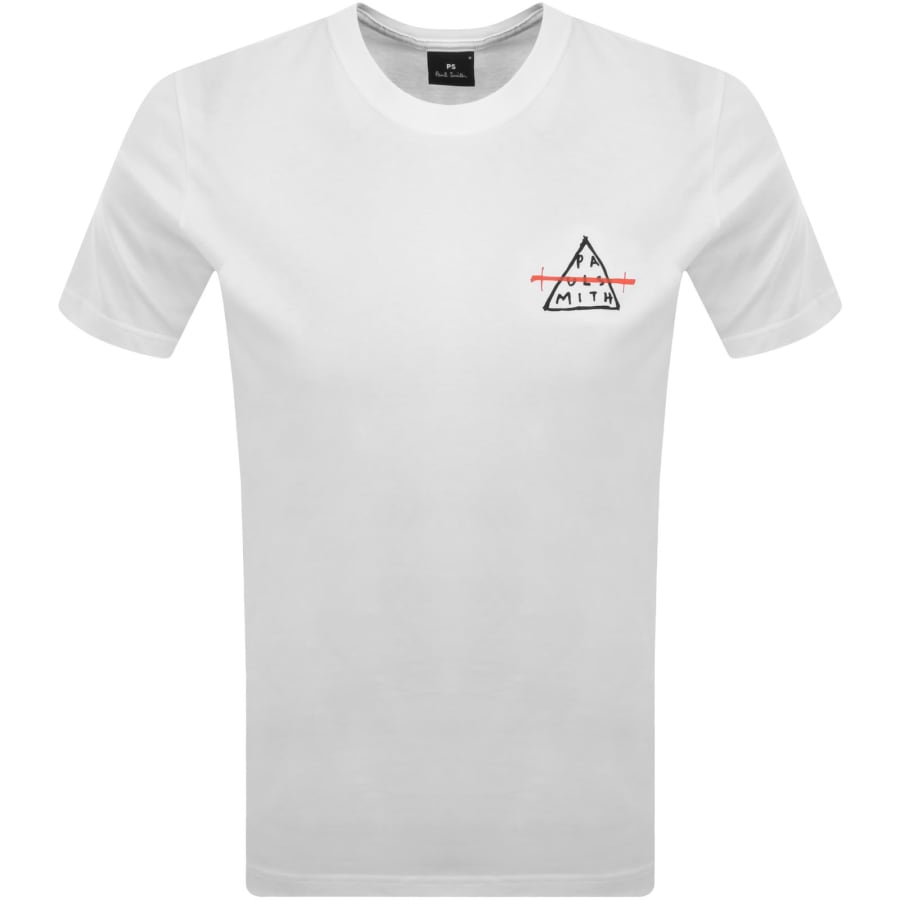 Image number 2 for Paul Smith Triangle Logo T Shirt White