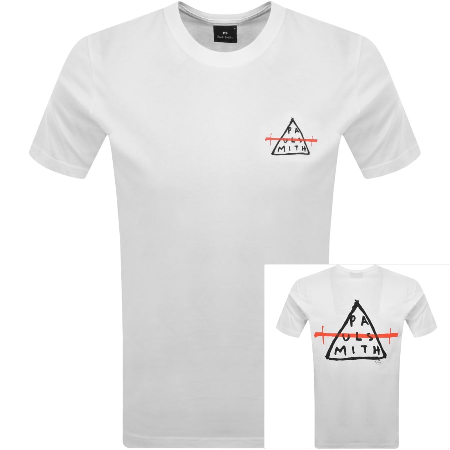 Image number 1 for Paul Smith Triangle Logo T Shirt White