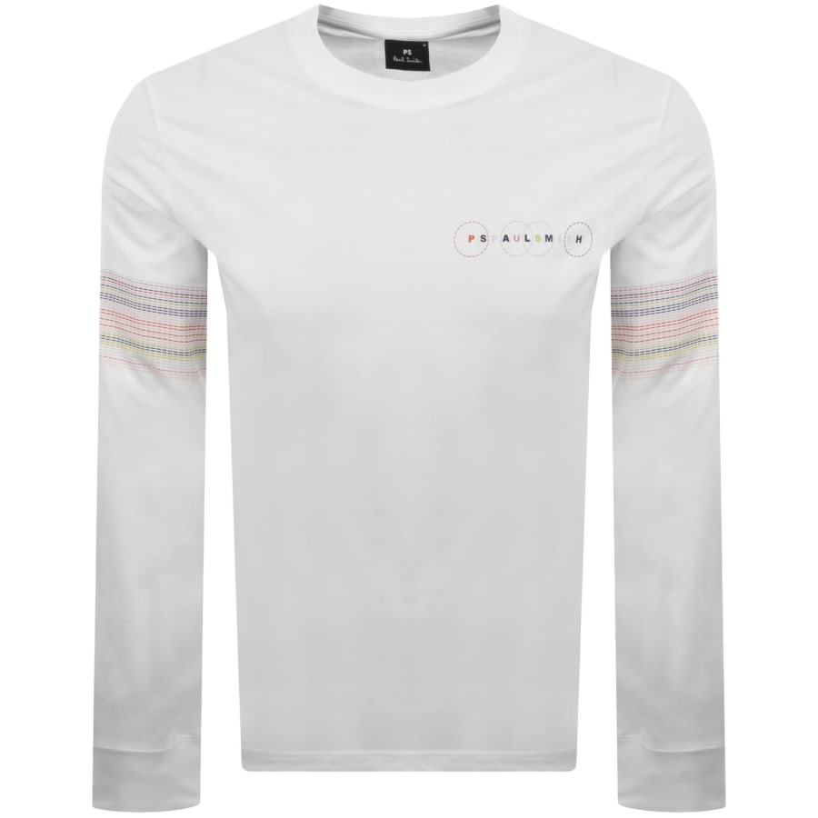 Image number 1 for Paul Smith Long Sleeve T Shirt White