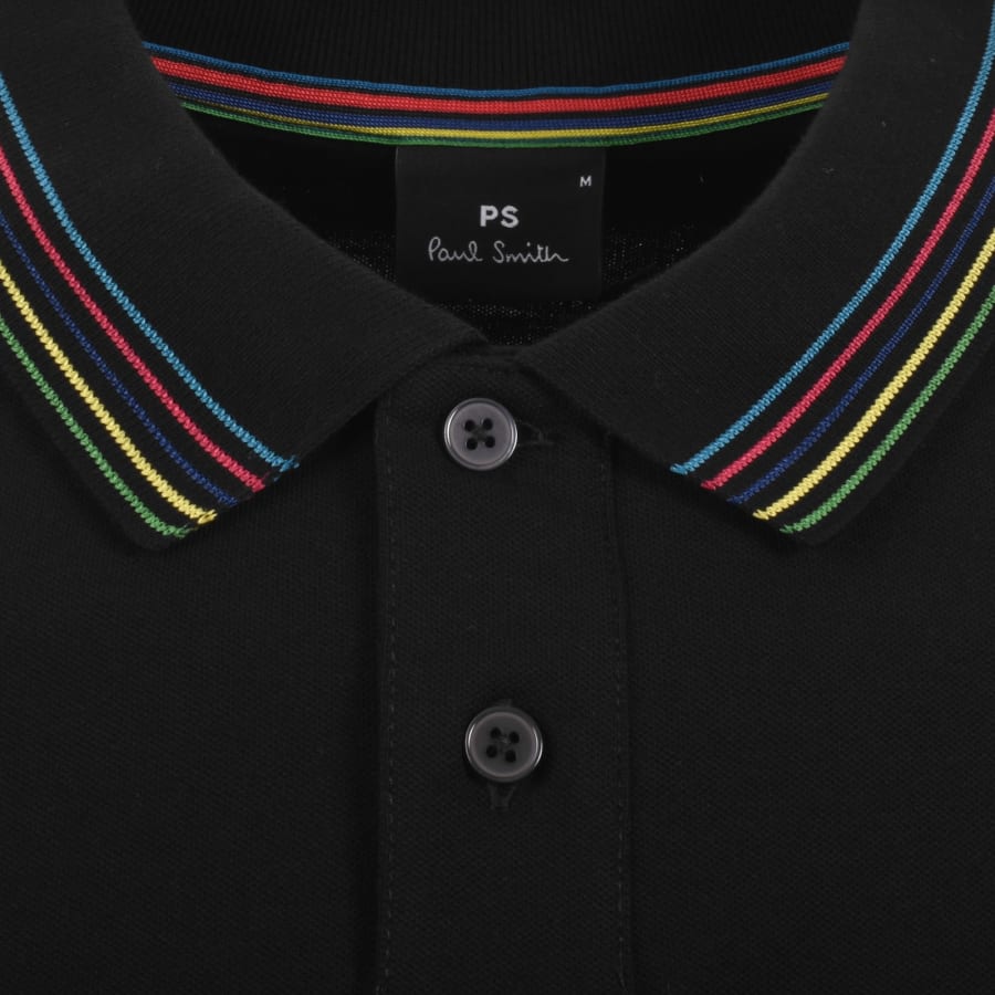 Image number 4 for Paul Smith Short Sleeved Polo T Shirt Black