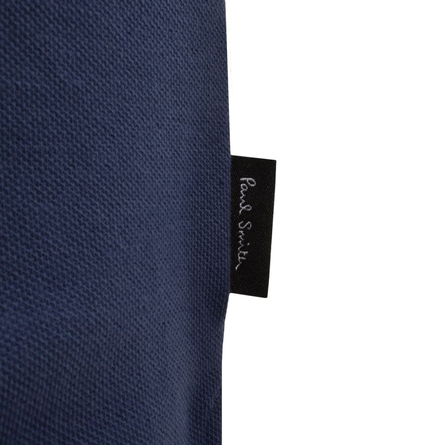Image number 3 for Paul Smith Regular Fit Zip Polo Blue