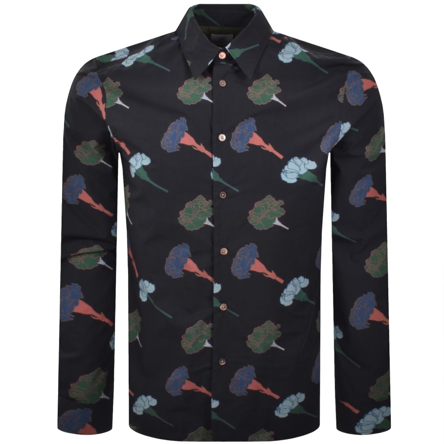 Image number 1 for Paul Smith Long Sleeve Shirt Navy