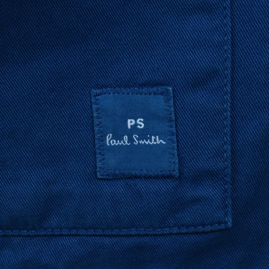 Image number 5 for Paul Smith Casual Fit Overshirt Blue