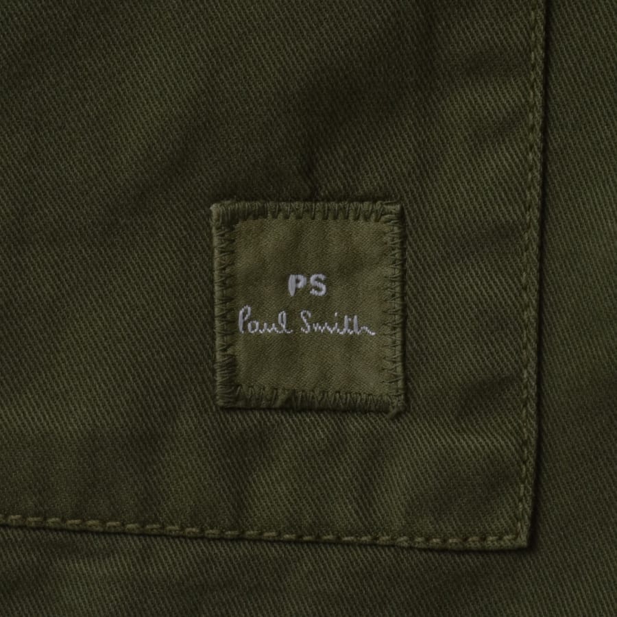 Image number 5 for Paul Smith Casual Fit Overshirt Green