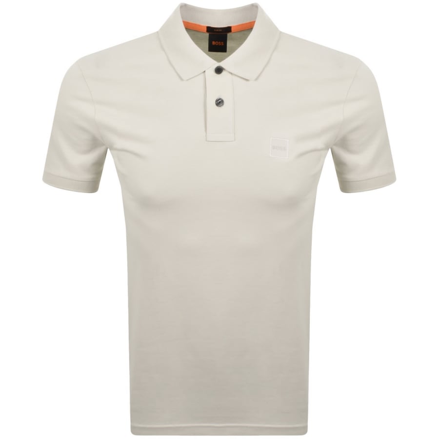 Image number 1 for BOSS Passenger Polo T Shirt Beige