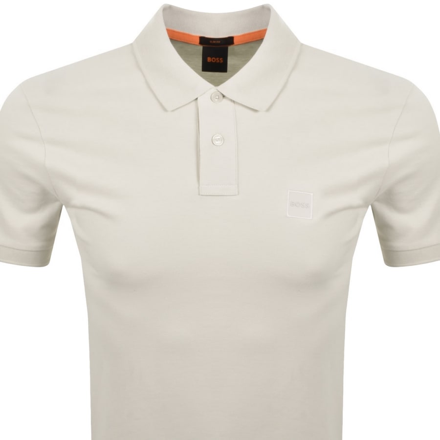 Image number 2 for BOSS Passenger Polo T Shirt Beige