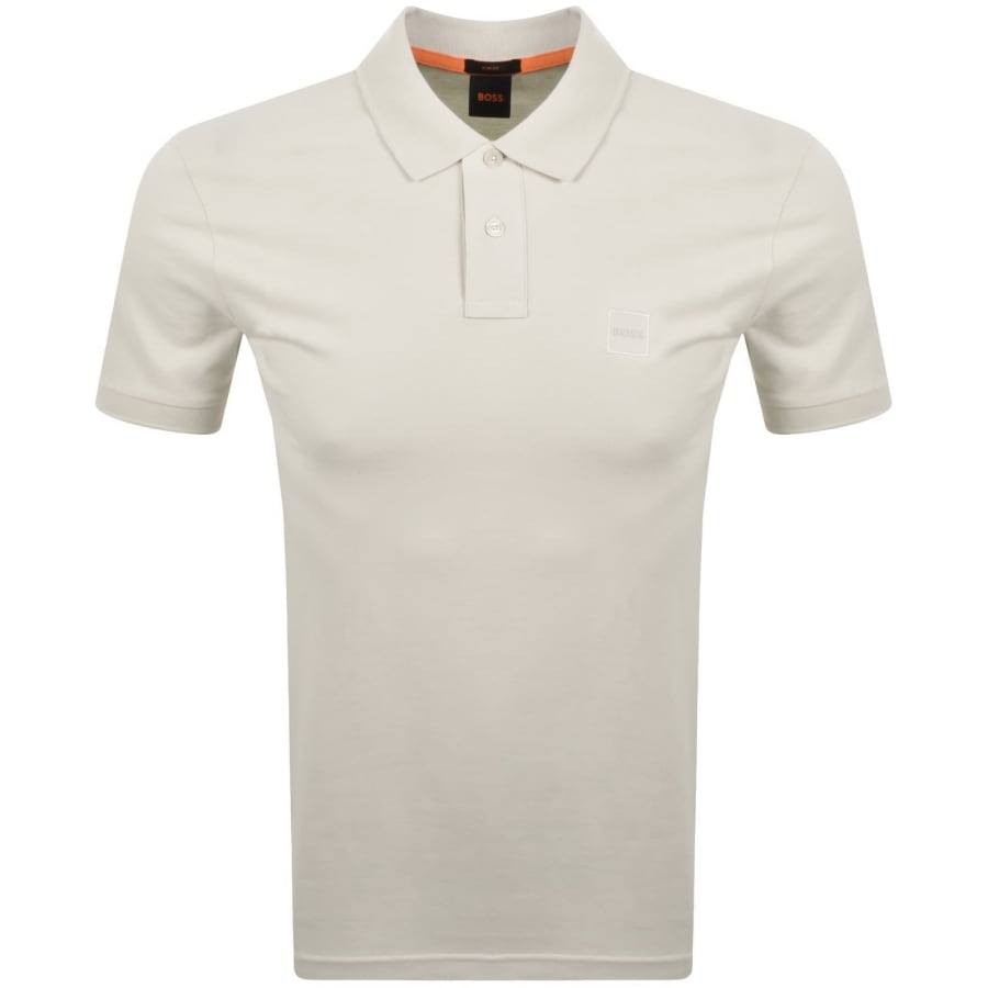 Image number 1 for BOSS Passenger Polo T Shirt Beige