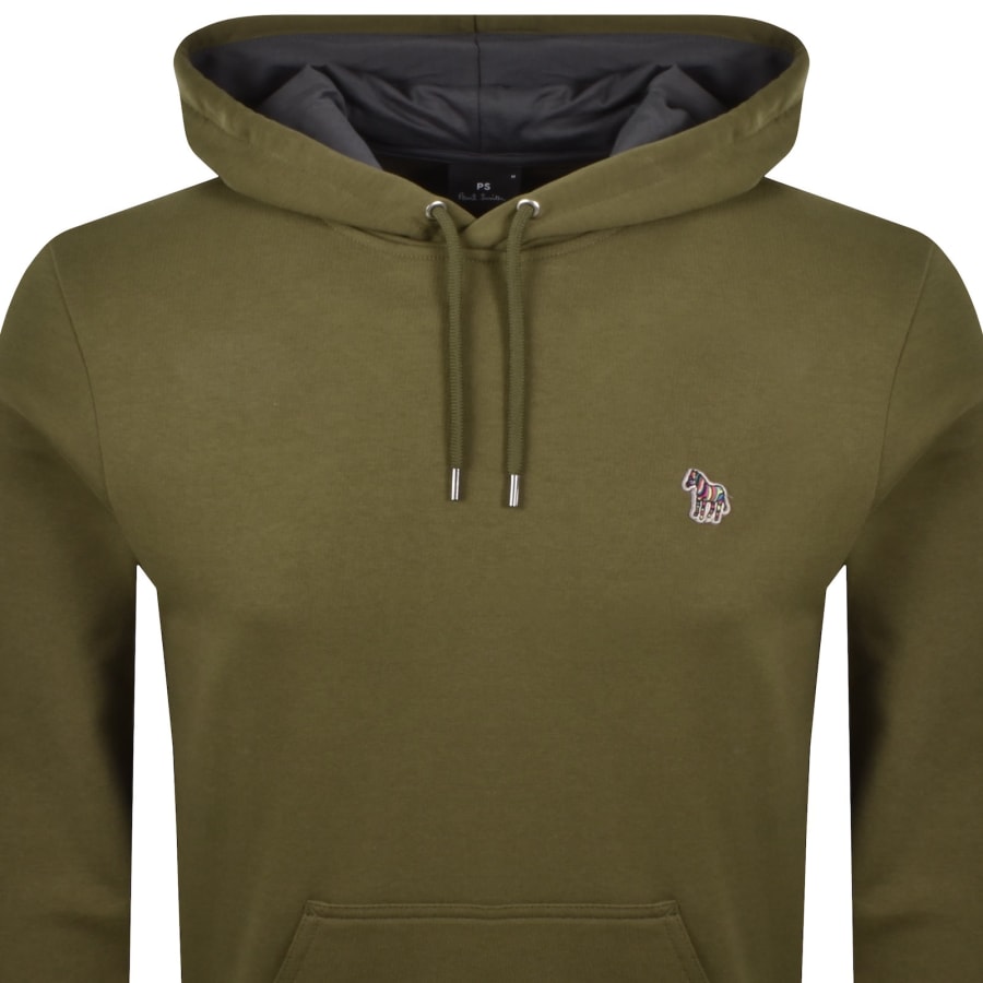 Image number 2 for Paul Smith Zebra Hoodie Green
