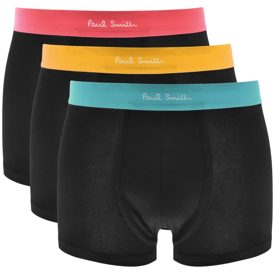Image number 1 for Paul Smith 3 Pack Trunks Black