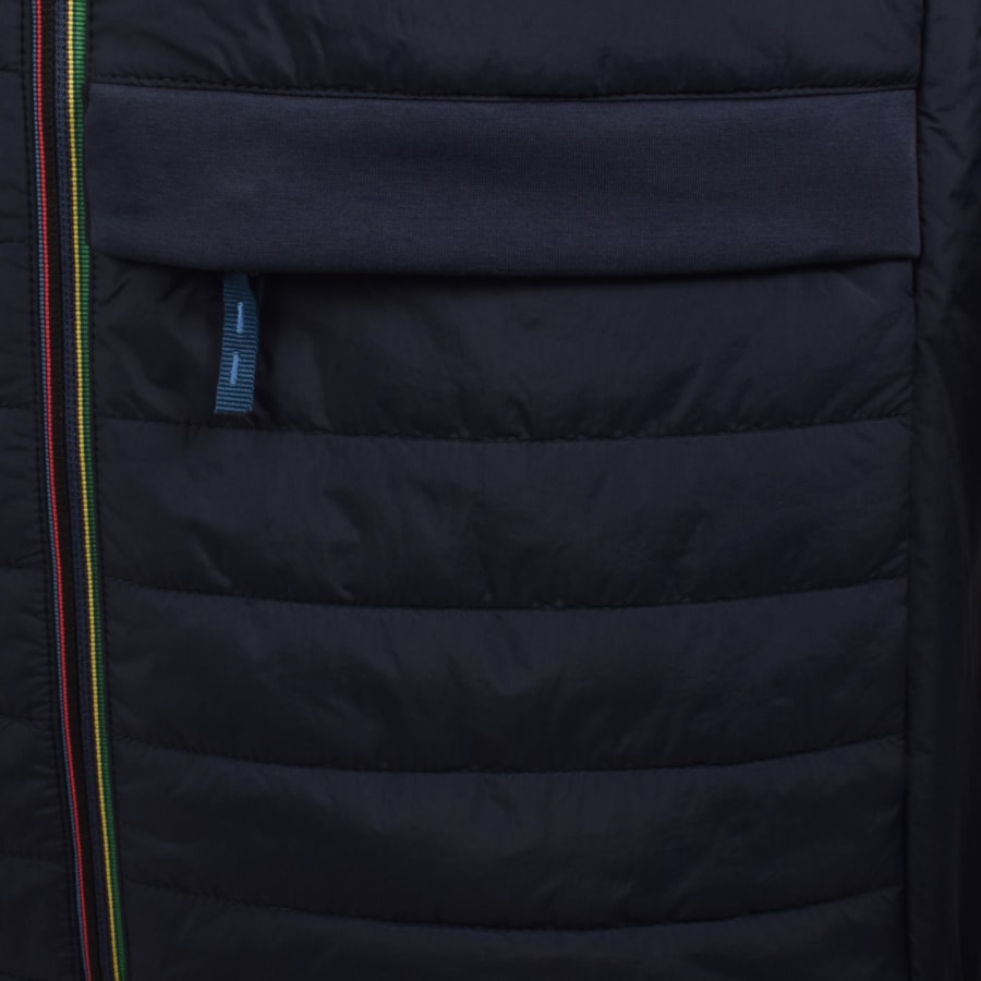 Image number 3 for Paul Smith Mix Media Jacket Navy