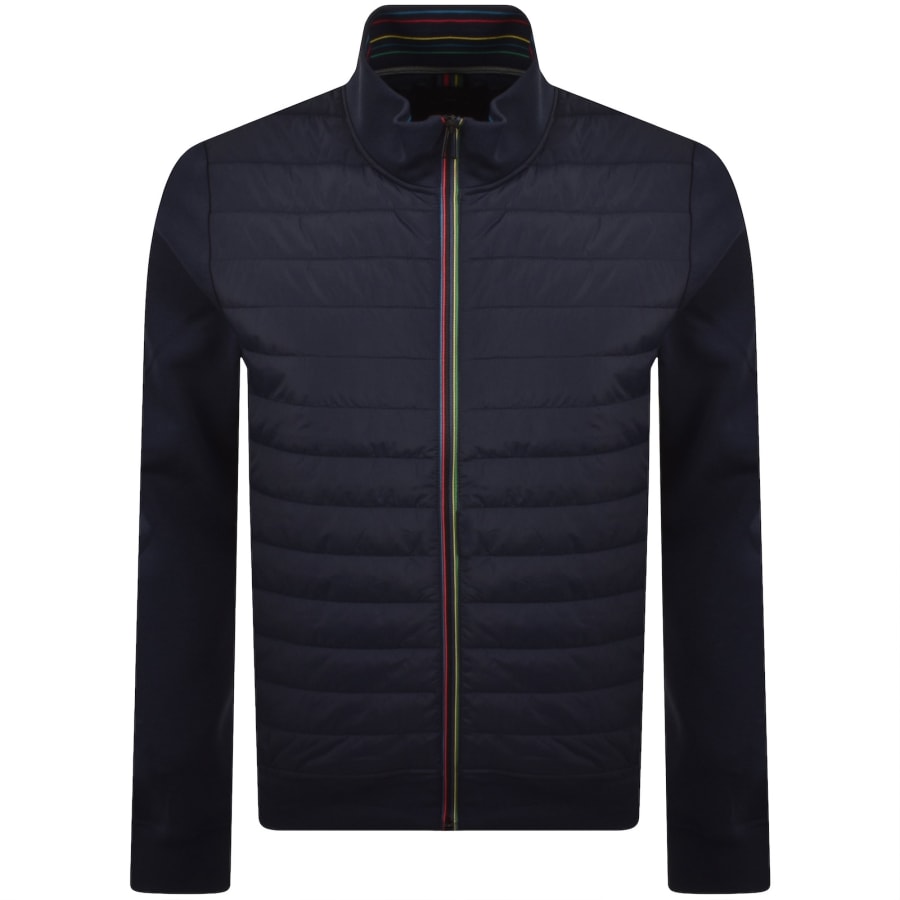 Image number 1 for Paul Smith Mix Media Jacket Navy