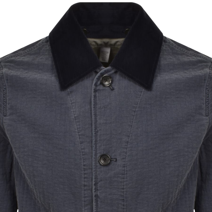Image number 2 for Paul Smith Removable Collar Jacket Blue