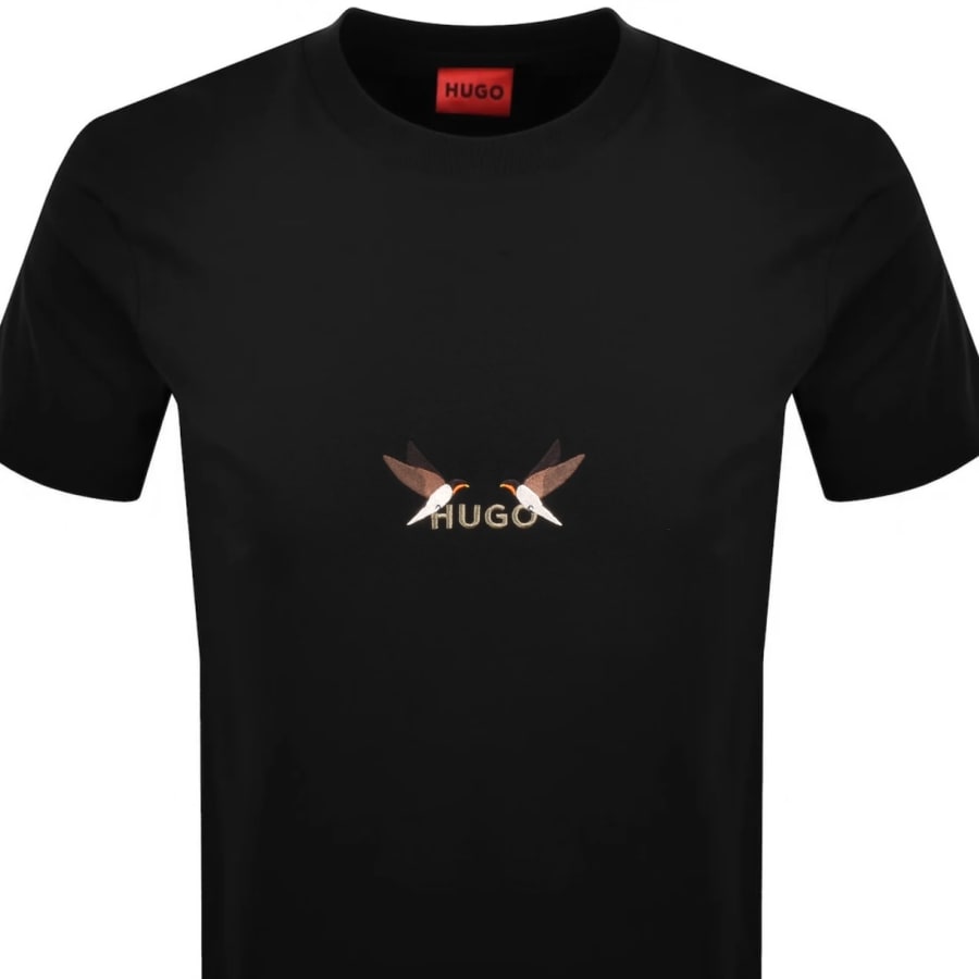 Image number 2 for HUGO Dugolini T Shirt Black