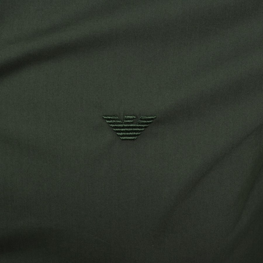Image number 3 for Emporio Armani Short Sleeved Shirt Green