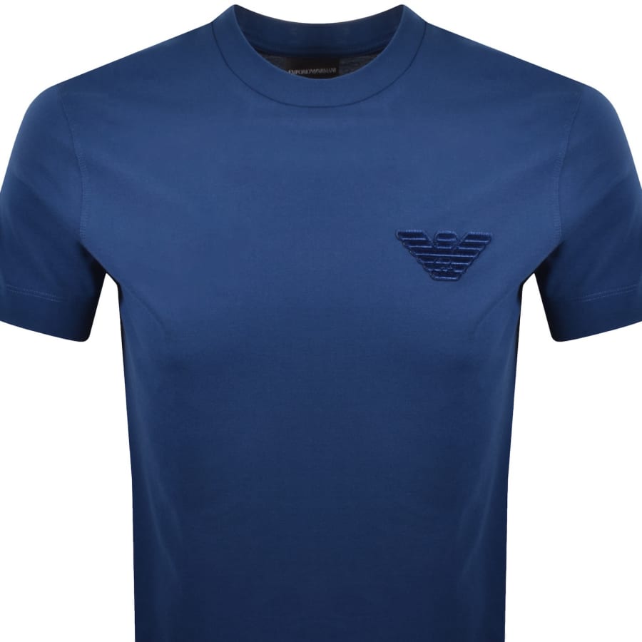 Image number 2 for Emporio Armani Logo T Shirt Blue