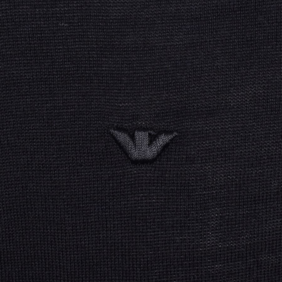Image number 3 for Emporio Armani Knit Jumper Navy