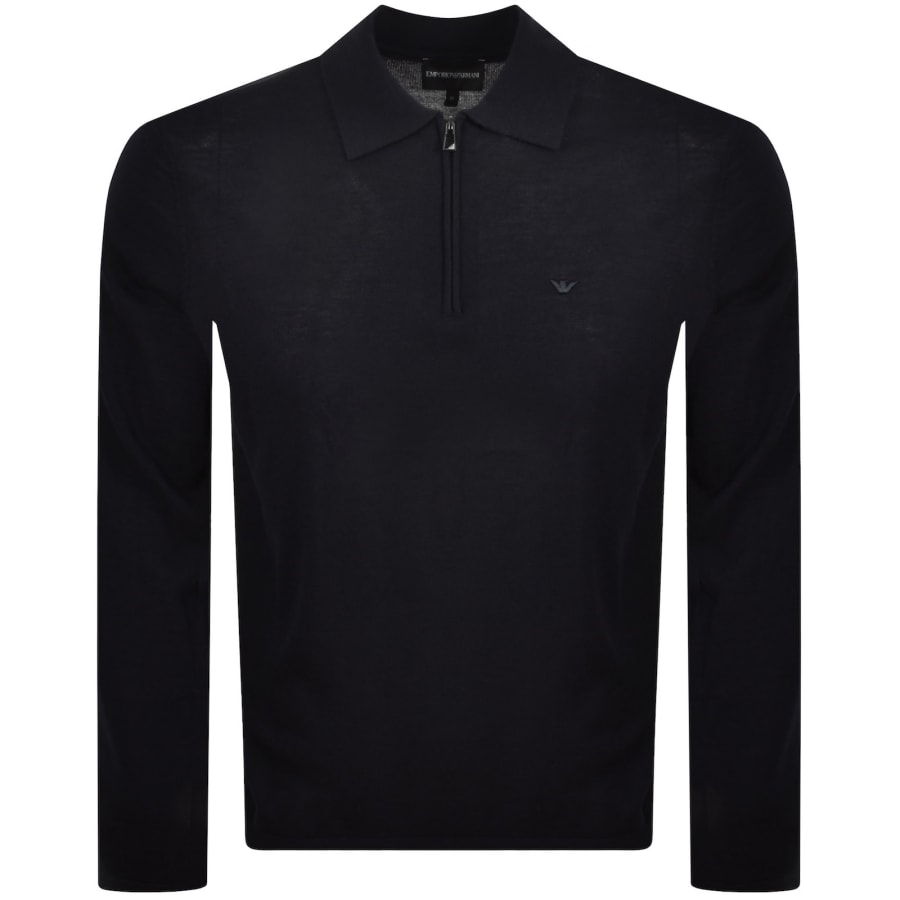 Image number 1 for Emporio Armani Knit Jumper Navy