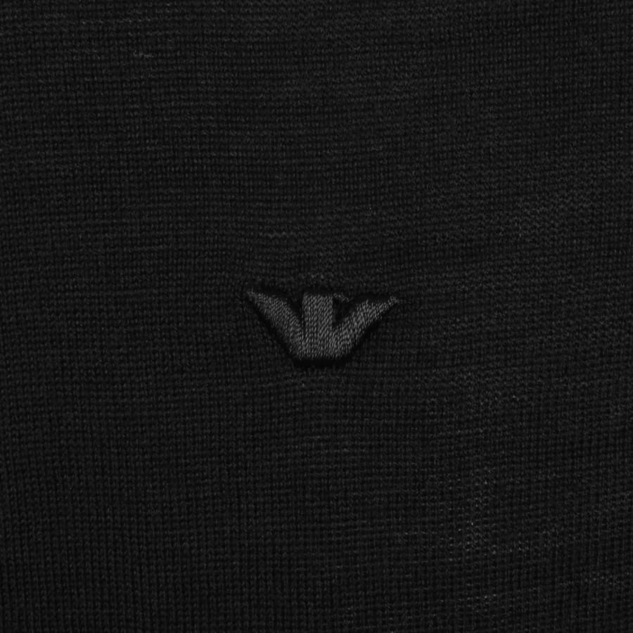 Image number 3 for Emporio Armani Knit Jumper Black