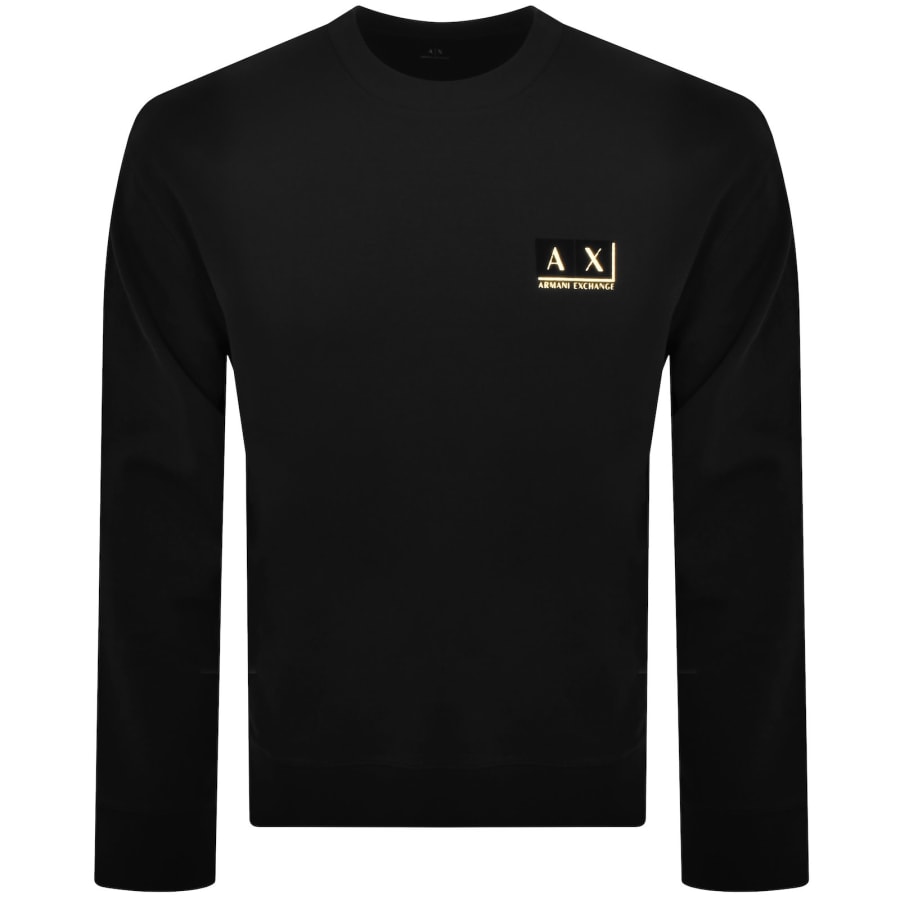 Image number 1 for Armani Exchange Logo Sweatshirt Black