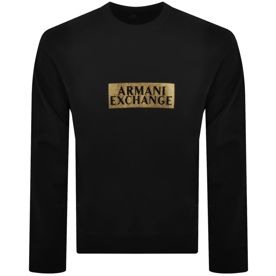 Image number 1 for Armani Exchange Logo Sweatshirt Black