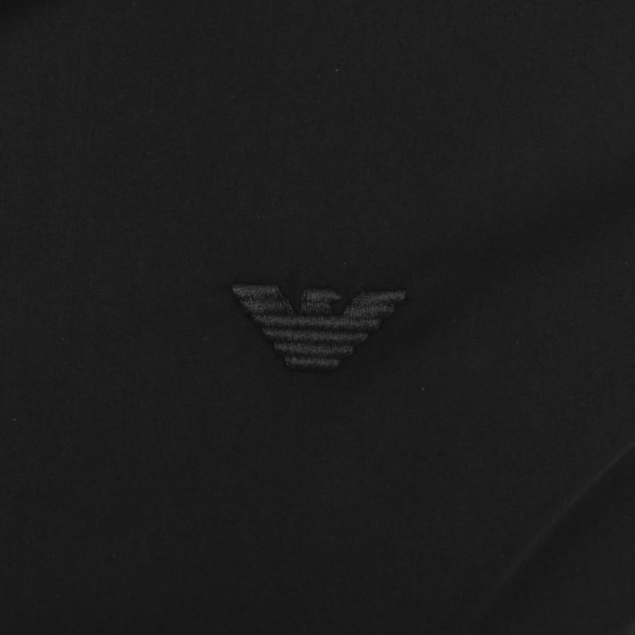 Image number 3 for Emporio Armani Logo Long Sleeve Shirt Black
