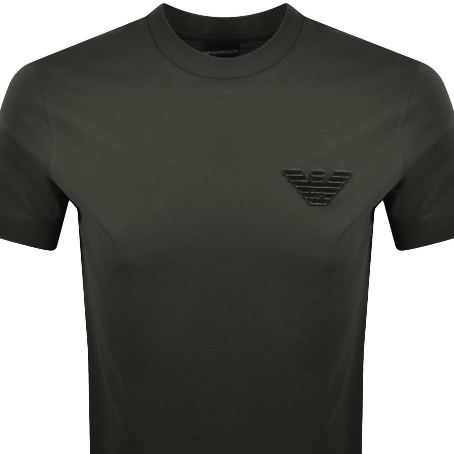 Image number 2 for Emporio Armani Logo T Shirt Green