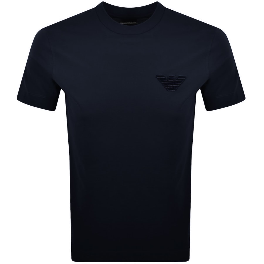 Image number 1 for Emporio Armani Logo T Shirt Iconico Navy