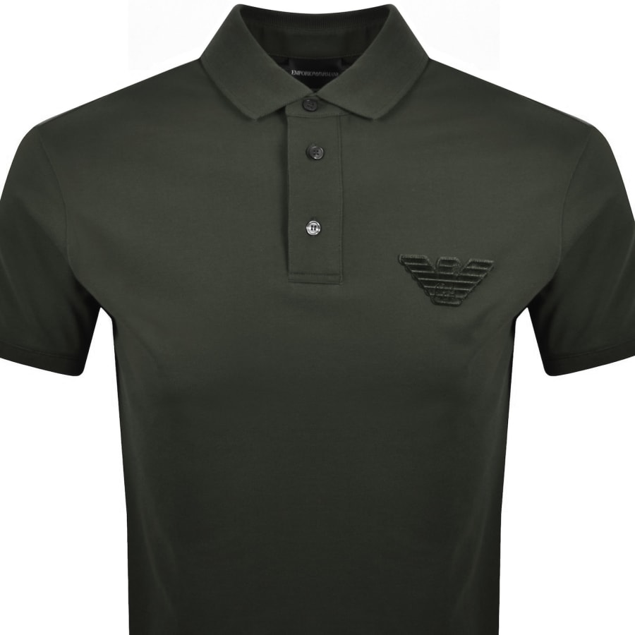 Image number 2 for Emporio Armani Polo T Shirt Green