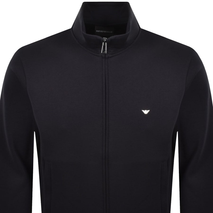 Image number 2 for Emporio Armani Full Zip Sweatshirt Navy